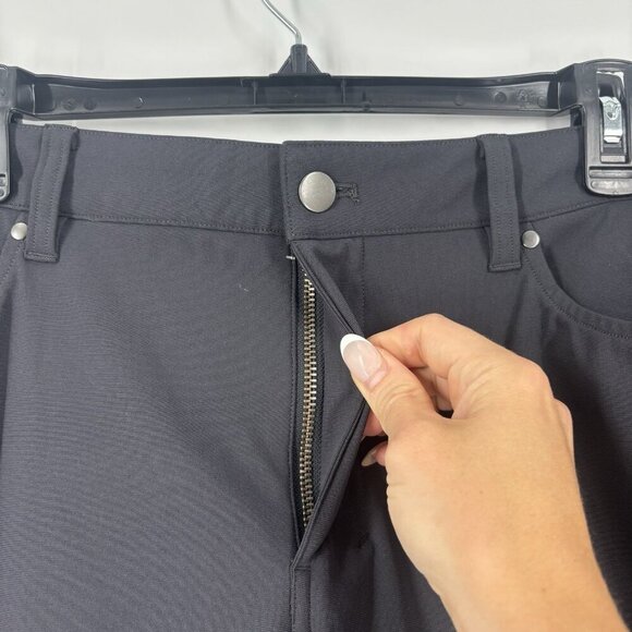 Lululemon ABC Pants Mens Size 36 Athletic Dark Gray Chino Golf 5 Pocket - Picture 9 of 12
